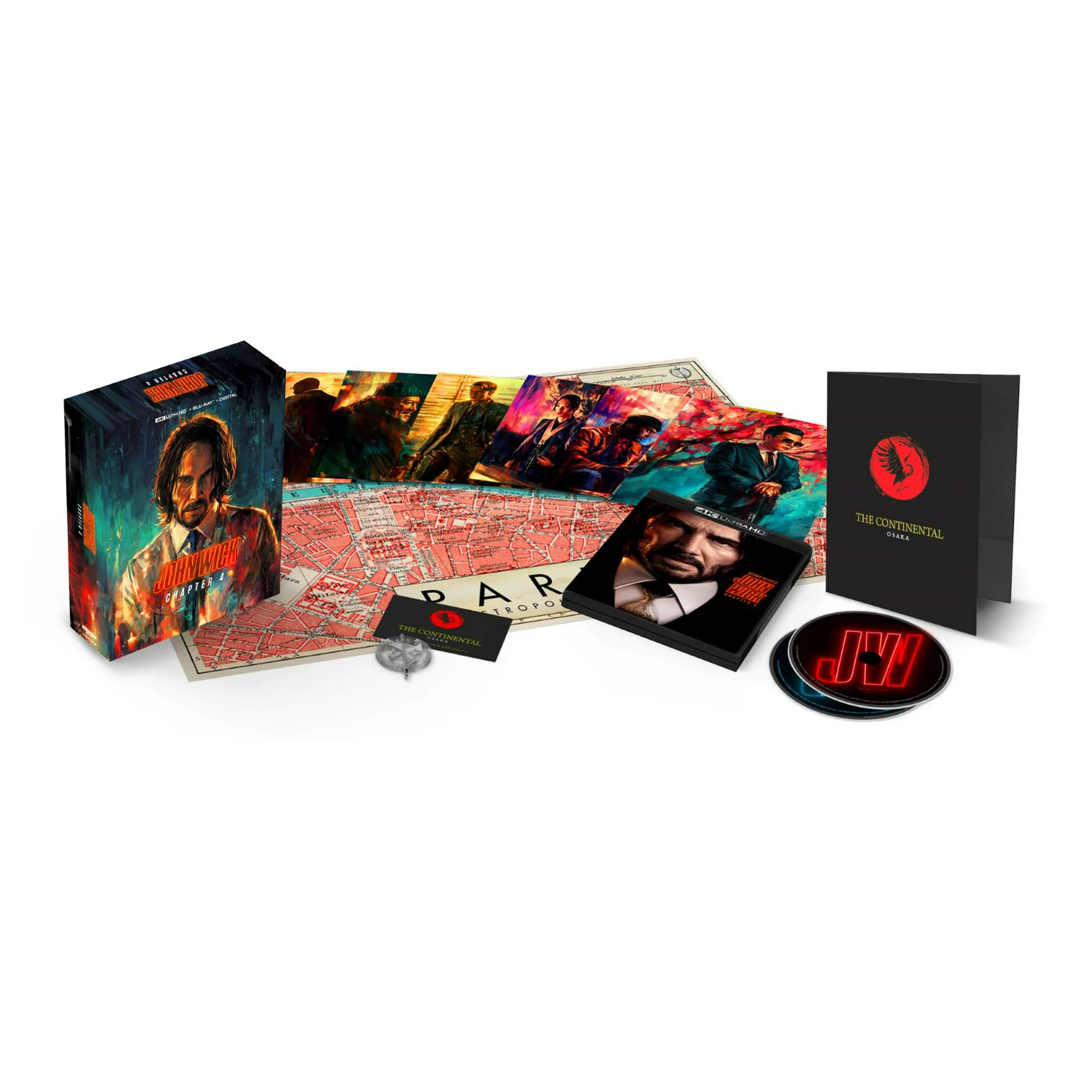 John Wick 4 Limited Edition Collector's Set (4K Ultra HD + Blu-Ray + DVD+ Digital Copy)