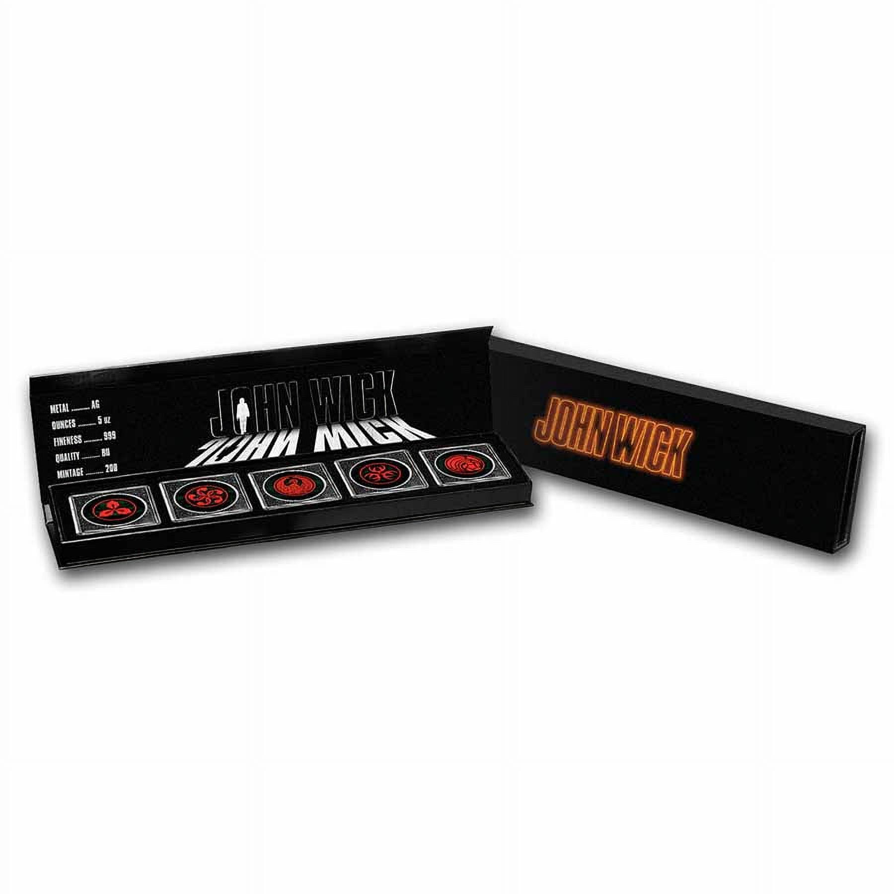 John Wick 5 x 1 oz Silver Continental Osaka Set - Walmart.com