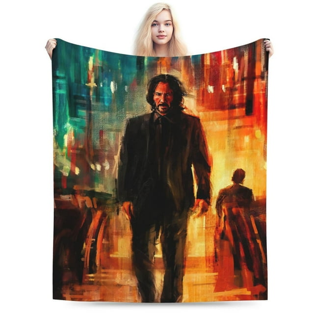 John Wick Blanket, Super Soft Throw Blanket for Bed Couch Sofa, Cozy ...