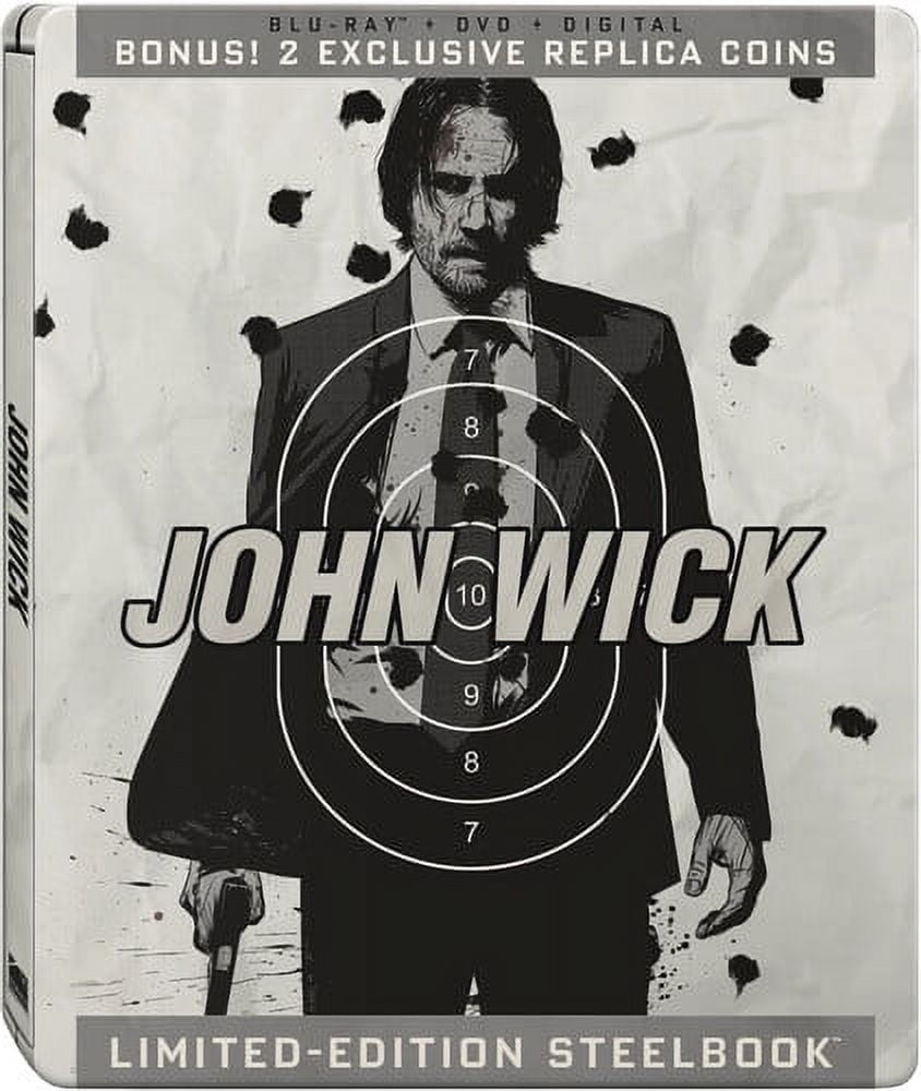 LIONSGATE HOME ENTERTAINMENT John Wick (Blu-ray + DVD + Digital Copy + Gift With Purchase) (Steelbook) (Walmart Exclusive)