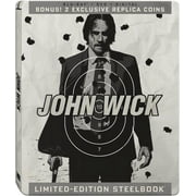 John Wick (Blu-ray + DVD + Digital Copy + Gift With Purchase) (Steelbook) (Walmart Exclusive)