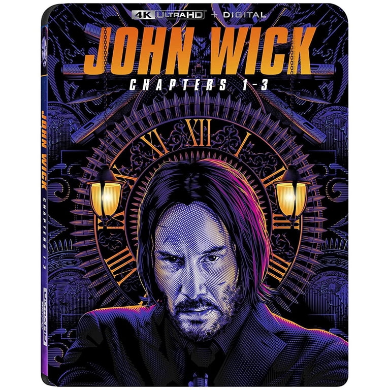 John Wick Collection: Chapters 1-3 (4K Ultra HD + Digital + Blu