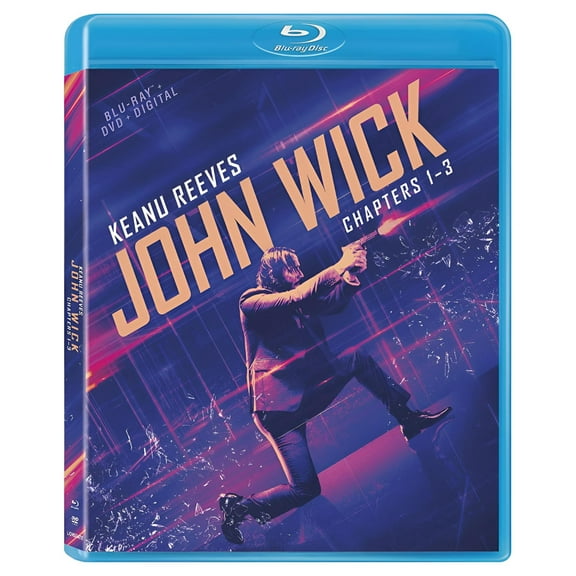 John Wick: Chapters 1-3 (Blu-Ray + DVD + Digital Copy)