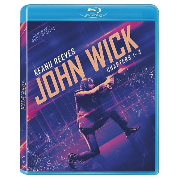 John Wick: Chapters 1-3 (Blu-Ray + DVD + Digital Copy)