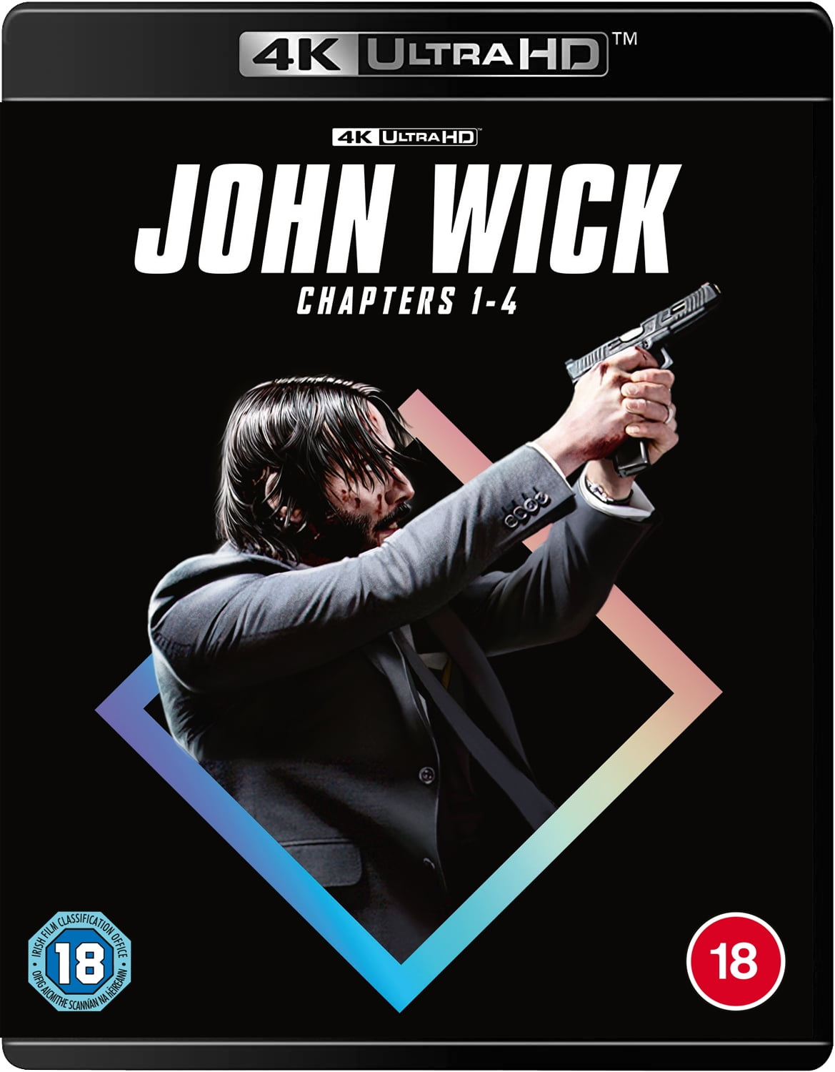 John Wick: Chapters 1-4 Blu-ray + 4K Ultra HD Region Free