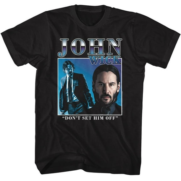 John Wick Duo Image Box Black Adult T-Shirt S