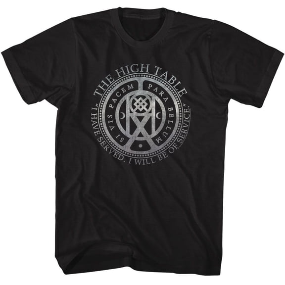 John Wick High Table Coin Men's T Shirt Si Vis Pacem Para Bellum Assassin