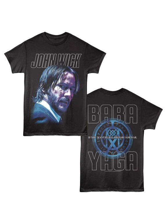 John Wick Prepare for War Men's T Shirt (Black, Big&Tall3XLT)