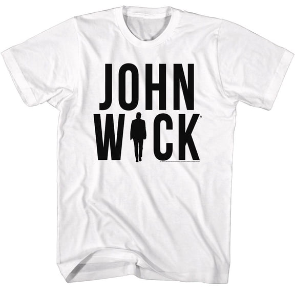 John Wick Silhouette Logo White T-Shirt