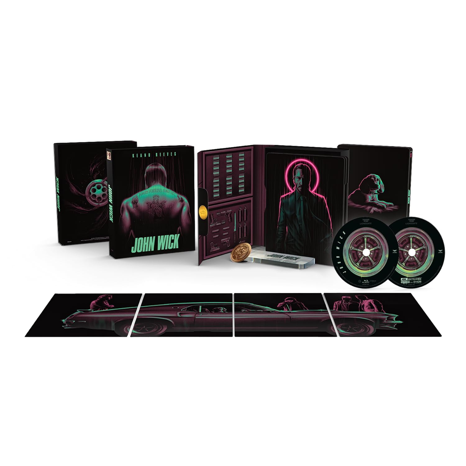 John Wick - Titans Of Cult - 4K Steelbook (Bd 4K + Bd Hd) (4K Ultra HD)