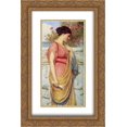 thumbnail image 1 of John William Godward 2x Matted 18x24 Gold Ornate Framed Art Print 'Sappho', 1 of 2