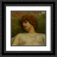 thumbnail image 1 of John William Godward 2x Matted 20x20 Black Ornate Framed Art Print 'Idle Moments', 1 of 2