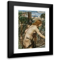 John William Waterhouse 11x14 Black Modern Framed Museum Art Print Titled - Phyllis