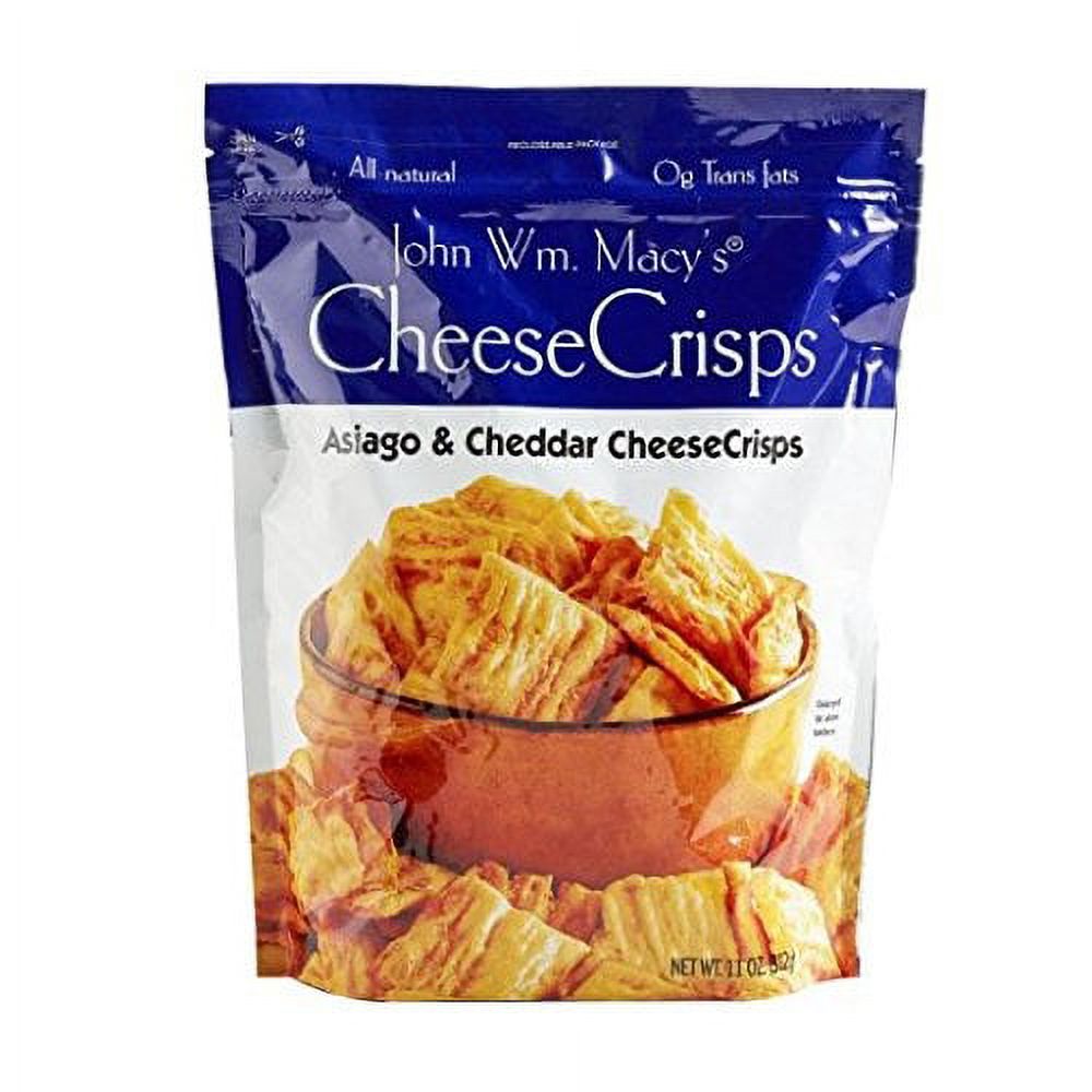 John Wm. Macy's All Natural Cheese Sticks & Crisps (Asiago&Cheddar