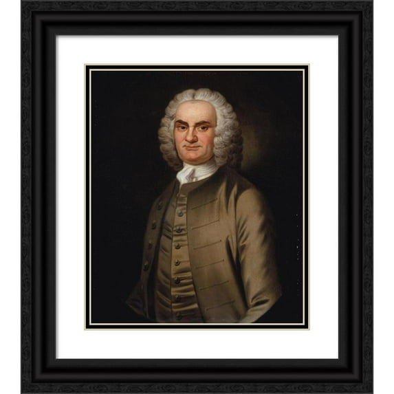 John Wollaston 15x17 Black Ornate Wood Framed Double Matted Museum Art Print Titled - Joseph Reade (1749-52)