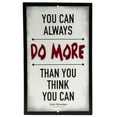 thumbnail image 1 of John Wooden 90162092-S Do More Than You Think Embossed Tin Sign, 1 of 1