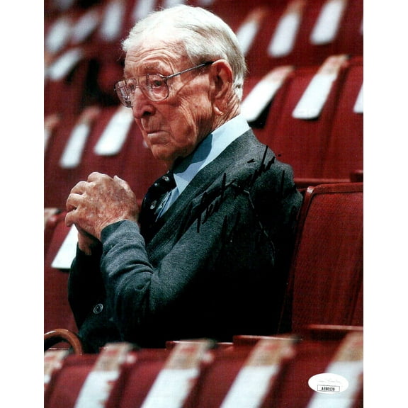 John Wooden Signed Autographed 8X10 Photo UCLA Bruins "Best Wishes" JSA AE80139