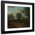thumbnail image 1 of John Wootton 12x12 Black Modern Framed Museum Art Print Titled - Classical Landscape: Morning (1740 - 1745), 1 of 5