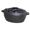 thumbnail image 1 of John Wright 31666 Black Matte Lattice Steamer, 1 of 1