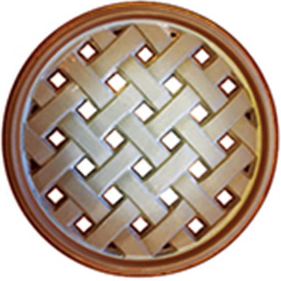 John Wright 33351 Basket Weave Trivet, Mocha Sand
