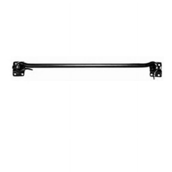 John Wright 88-425 Cast Iron 12 in. Hook and Eye - Black