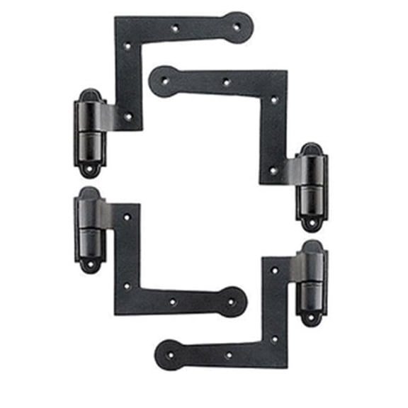 John Wright 88-510 Set of Cast Iron New York Style Shutter Hinges with 1.25 in. Offset