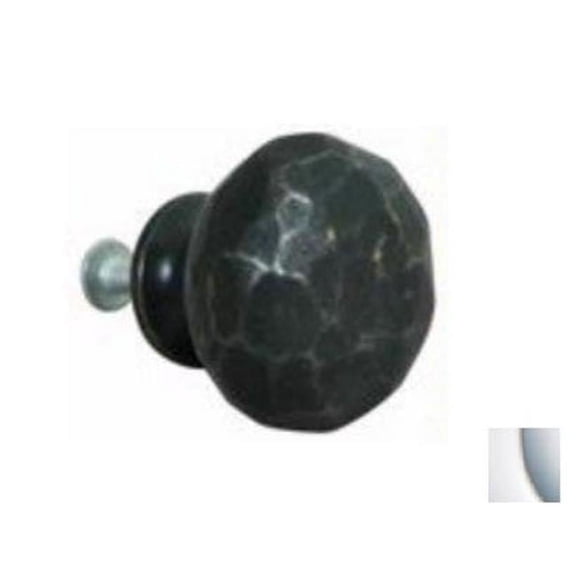 John Wright 88-718 1.25 in. Distressed Knob Chrome Finish