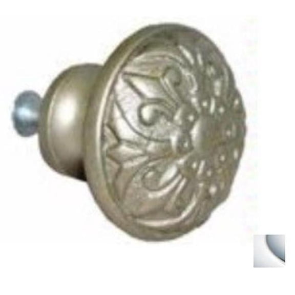 John Wright 88-723 1.5 in. Fleur-de-lis Chrome Finish