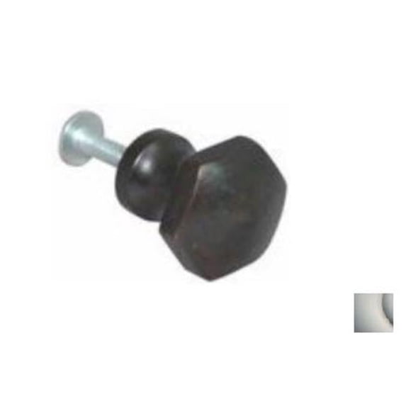 John Wright 88-737.75 in. Hex Knob Satin Finish