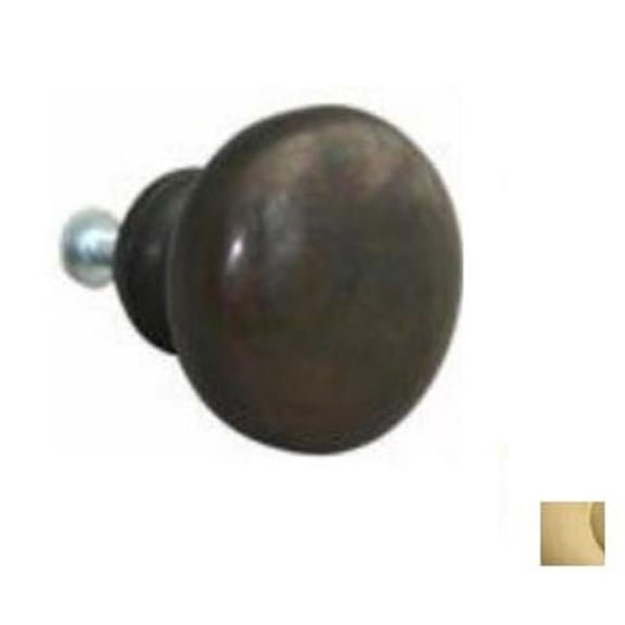 John Wright 88-746 32mm Round Knob Faux Brass