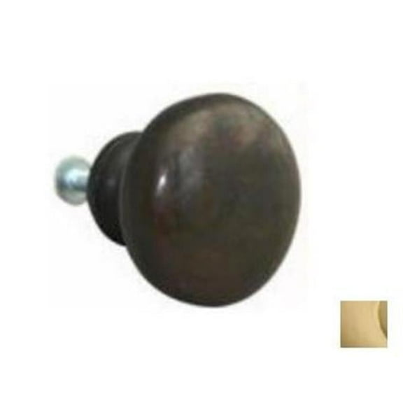 John Wright 88-751 38mm Round Knob Faux Brass