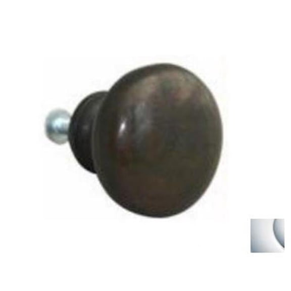 John Wright 88-753 38mm Round Knob Chrome Finish