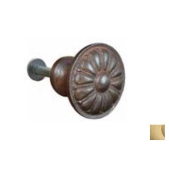 John Wright 88-761 Sun Burst Knob 32mm Faux Brass
