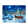 thumbnail image 1 of John Zaccheo 'Christmas Sleigh Ride' Canvas Art, 1 of 3