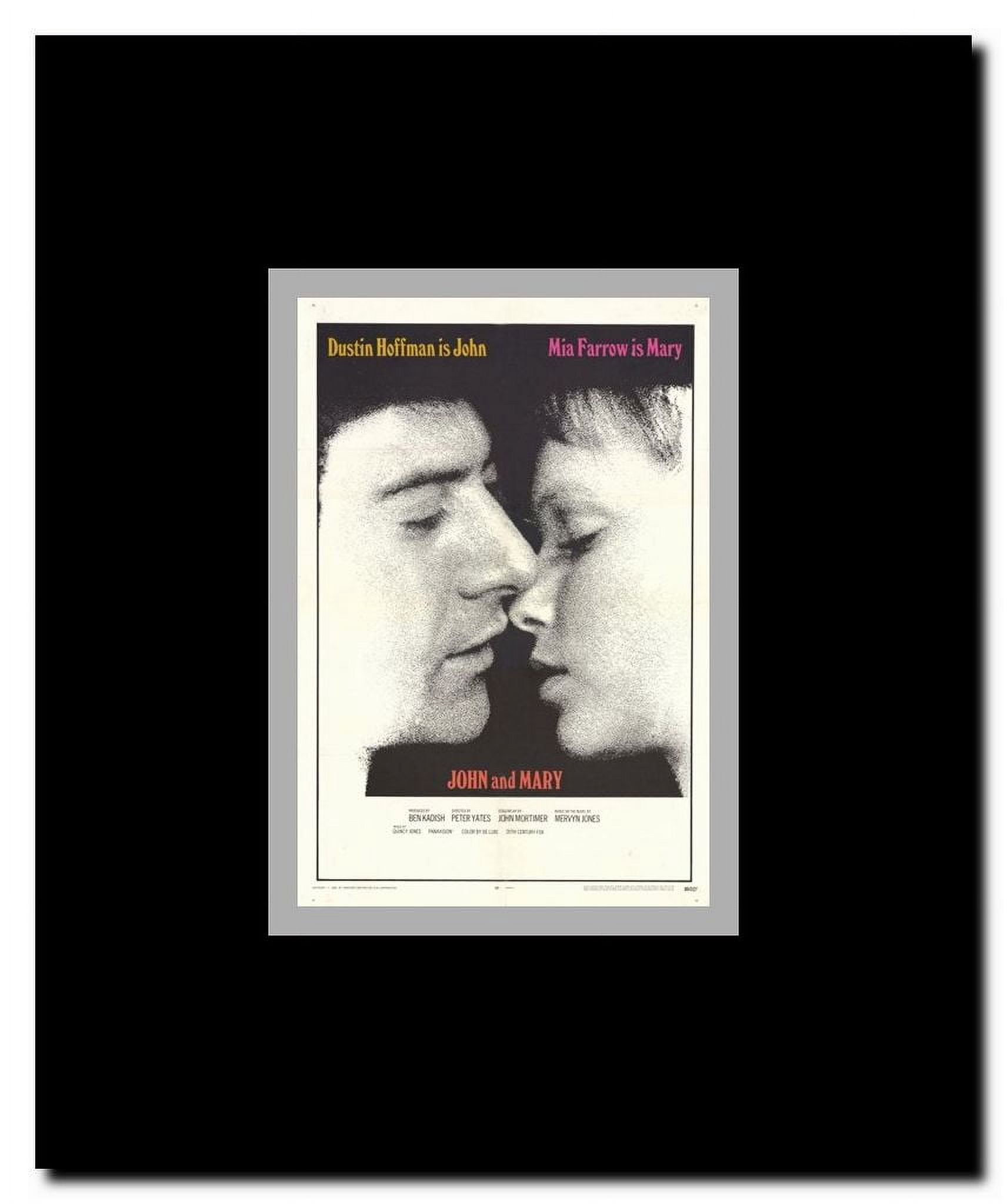 John and Mary Framed Movie Poster