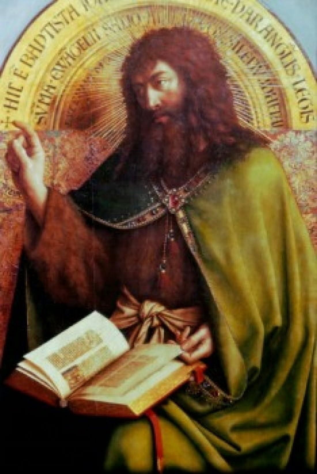 John the Baptist  Jan van Eyck (1390-1441 Flemish) Canvas Art - Jan Van Eyck (24 x 36)
