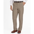 thumbnail image 1 of Blair Mens Johnblairflex Adjust-A-Band Relaxed-Fit Plain-Front Chinos, 1 of 1
