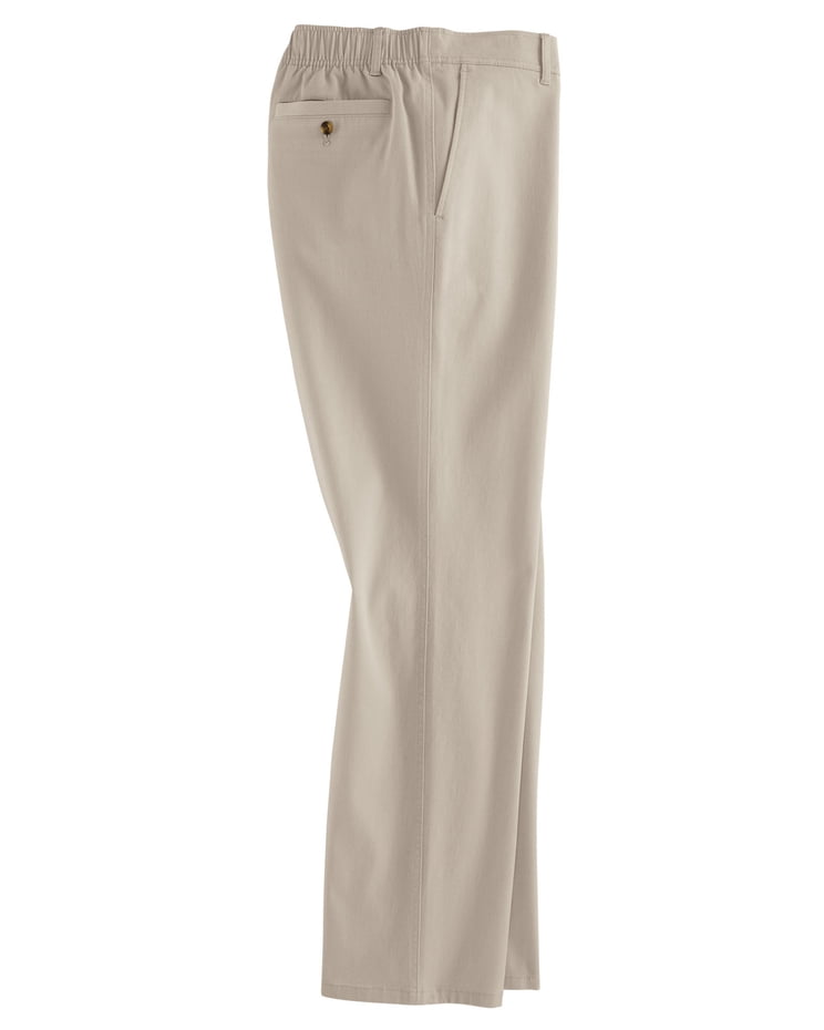 Blair Mens Johnblairflex RelaxedFit BackElastic Casual Chinos