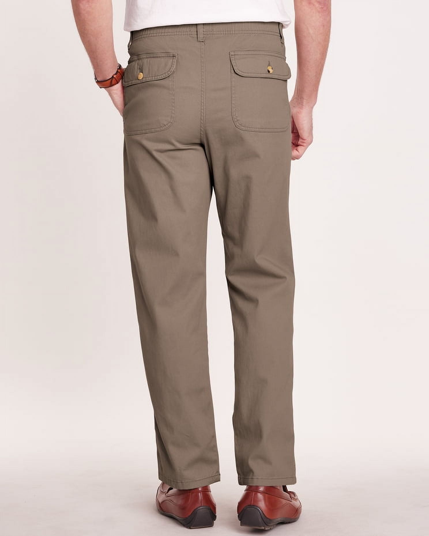 Blair Mens Johnblairflex RelaxedFit BackElastic Twill And Denim Pants