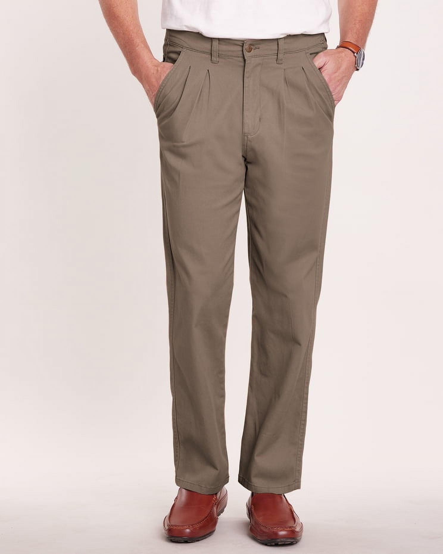 Blair Mens Johnblairflex RelaxedFit BackElastic Twill And Denim Pants