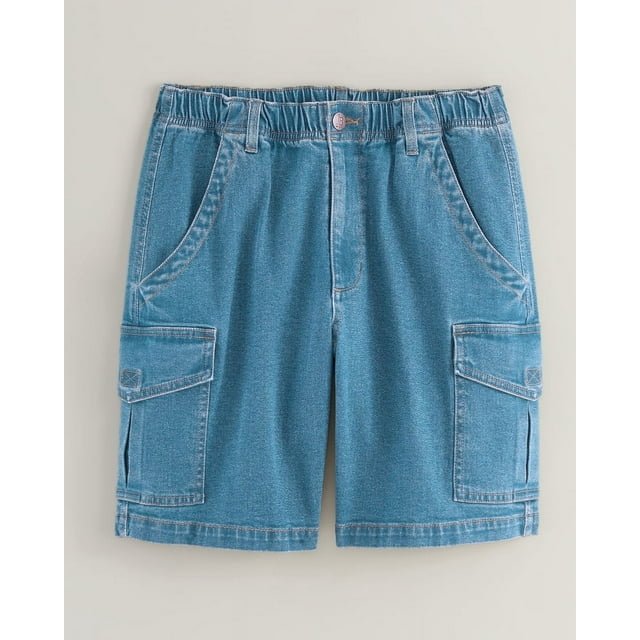 Blair Mens Johnblairflex Relaxed-Fit Full-Elastic Cargo Shorts