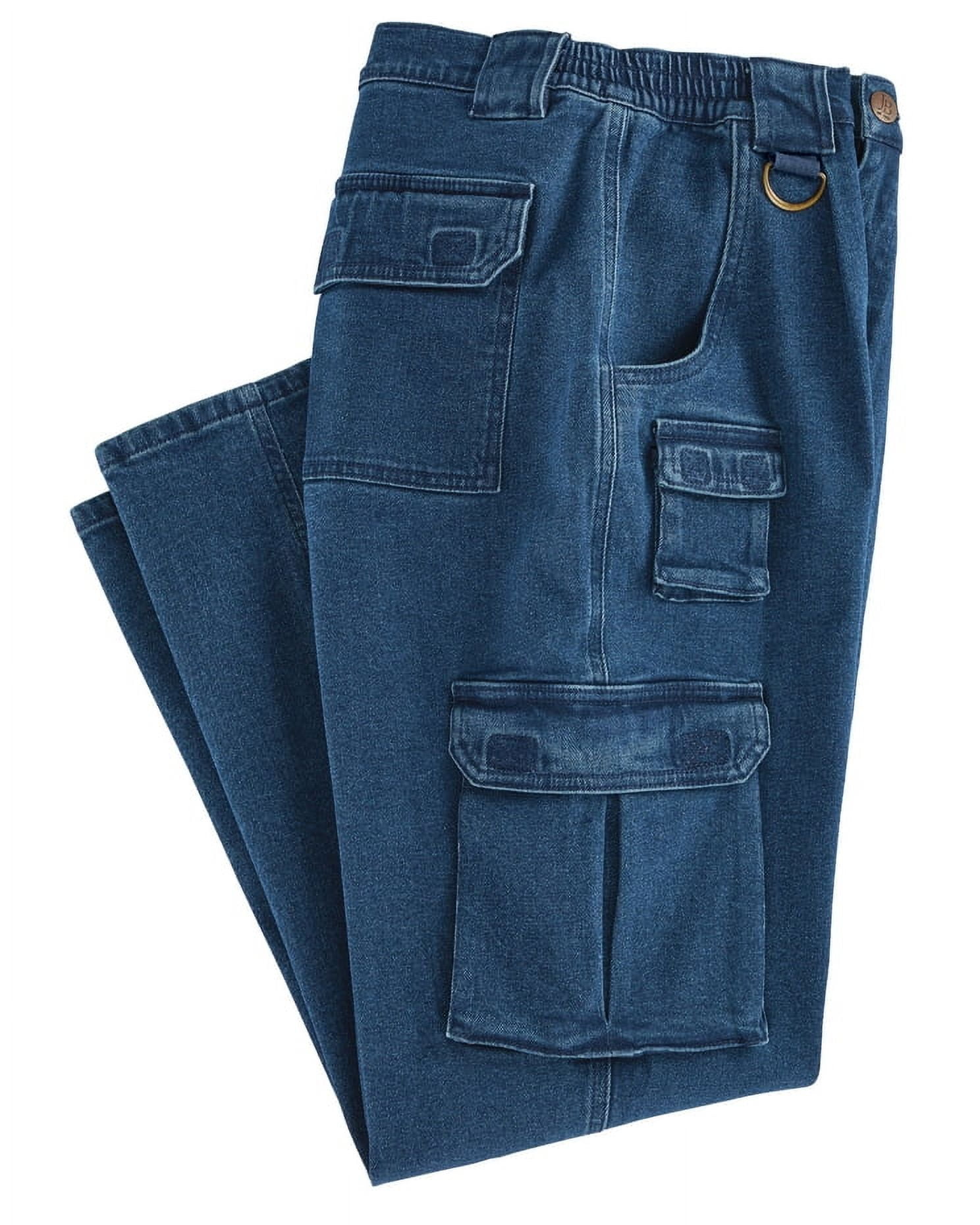 Blair Mens Johnblairflex RelaxedFit SideElastic Cargo Pants