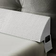 thumbnail image 1 of Johnear Bed Wedge Pillow for Headboard Gap Bed Mattress Gap Filler (0-8") Between Headboard/Wall and Mattress White Twin Size Foam Support Triangle Bloster Pillow Stoppers with 2 Pockets, 1 of 7