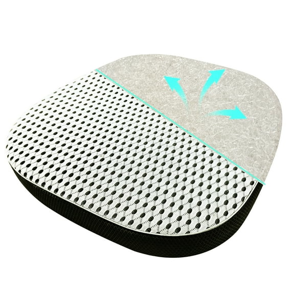 Johnear Seat Cushion Breathable Office Chair Cushion Comfort Foam Pillow Pain Relief Desk Chair Cushion for Long Sitting Office Workers, Wheelchair Cushions, Car Seat Cushions for Relieves Back Sciati