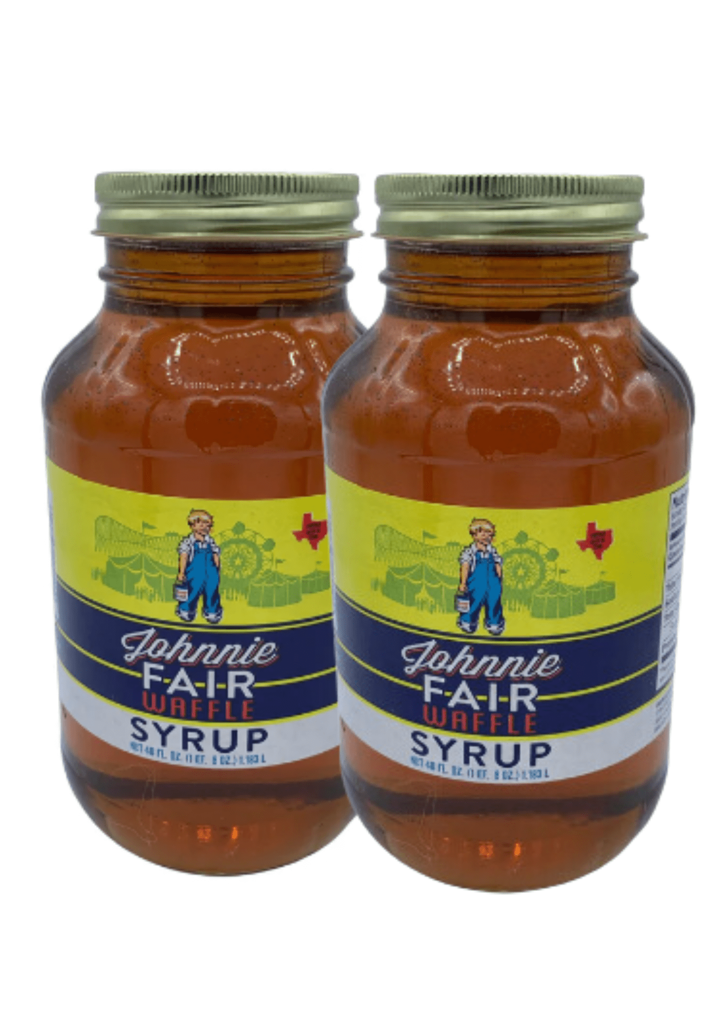 Johnnie Fair Waffle Syrup 16oz 3 Pack or 40oz 2 Pack Bundled by
