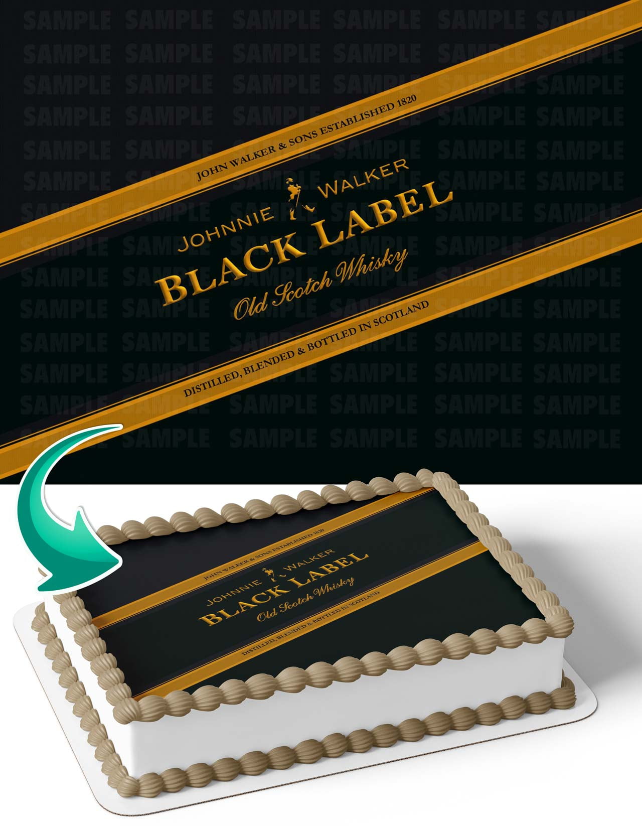 Top 110+ black label cake best