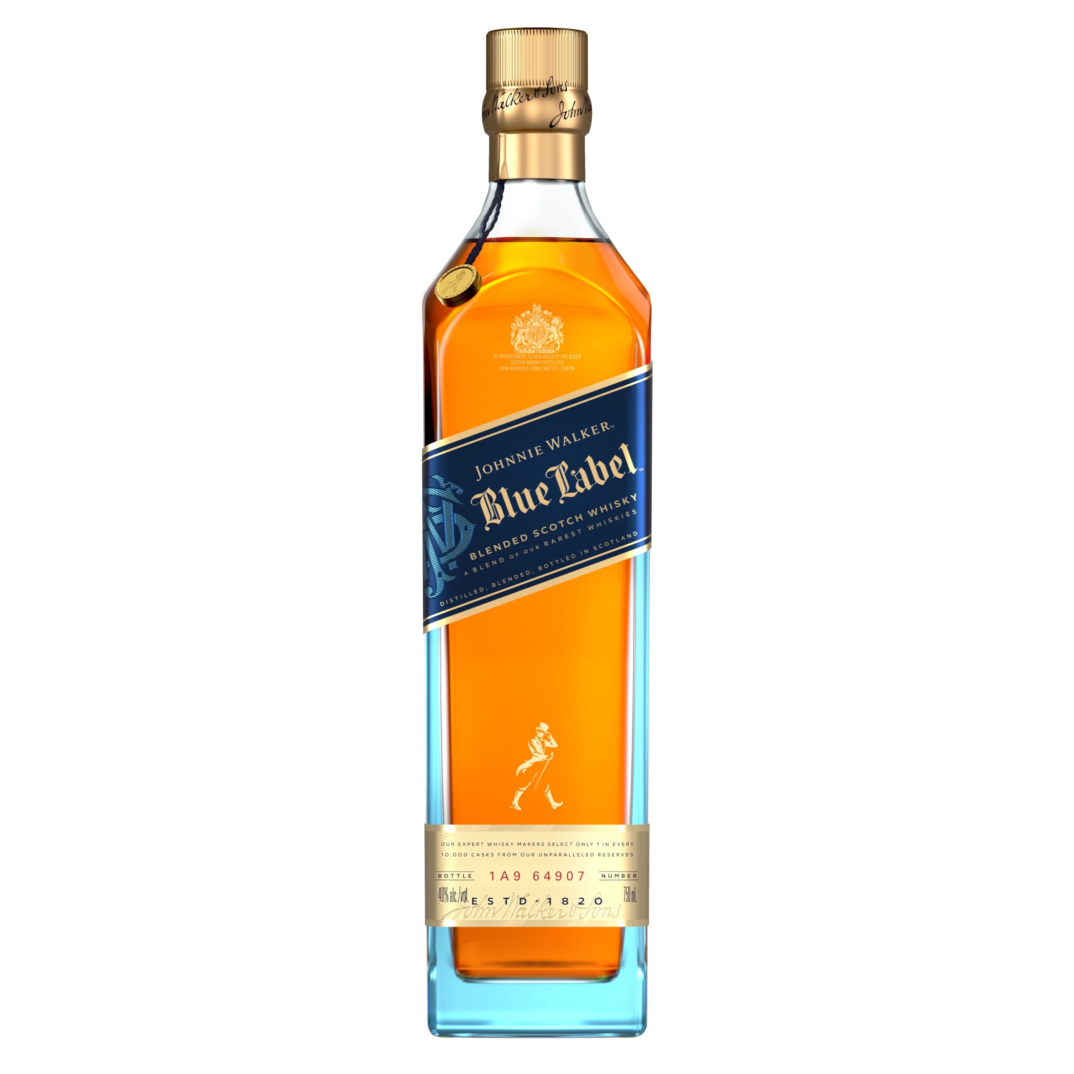 Johnnie Walker Blue Label Blended Scotch Whisky, 750 mL, 40