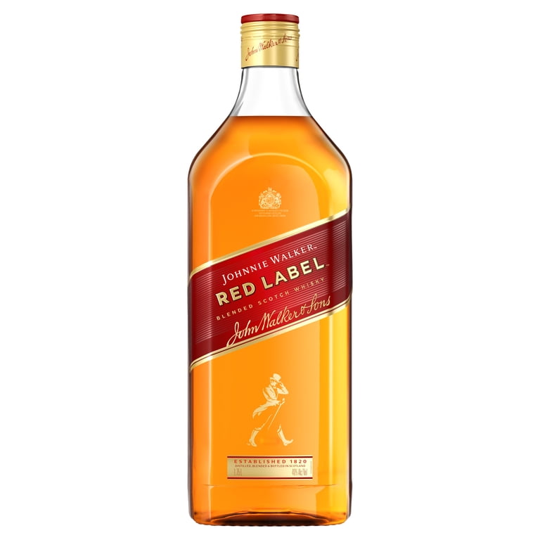 Johnnie Walker, Blended Scotch Whisky, 1.75 L, Red Label - Walmart.com