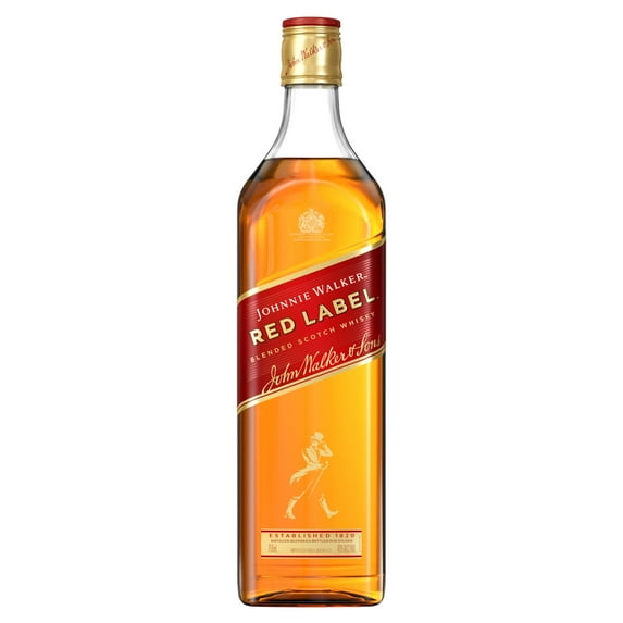 Johnnie Walker Red Label Blended Scotch Whisky, 750 mL, 40% ABV