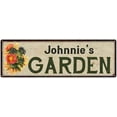 thumbnail image 1 of Johnnie's Garden Sign Flower Chic Decor 6x18 Sign Gift 106180017394, 1 of 1